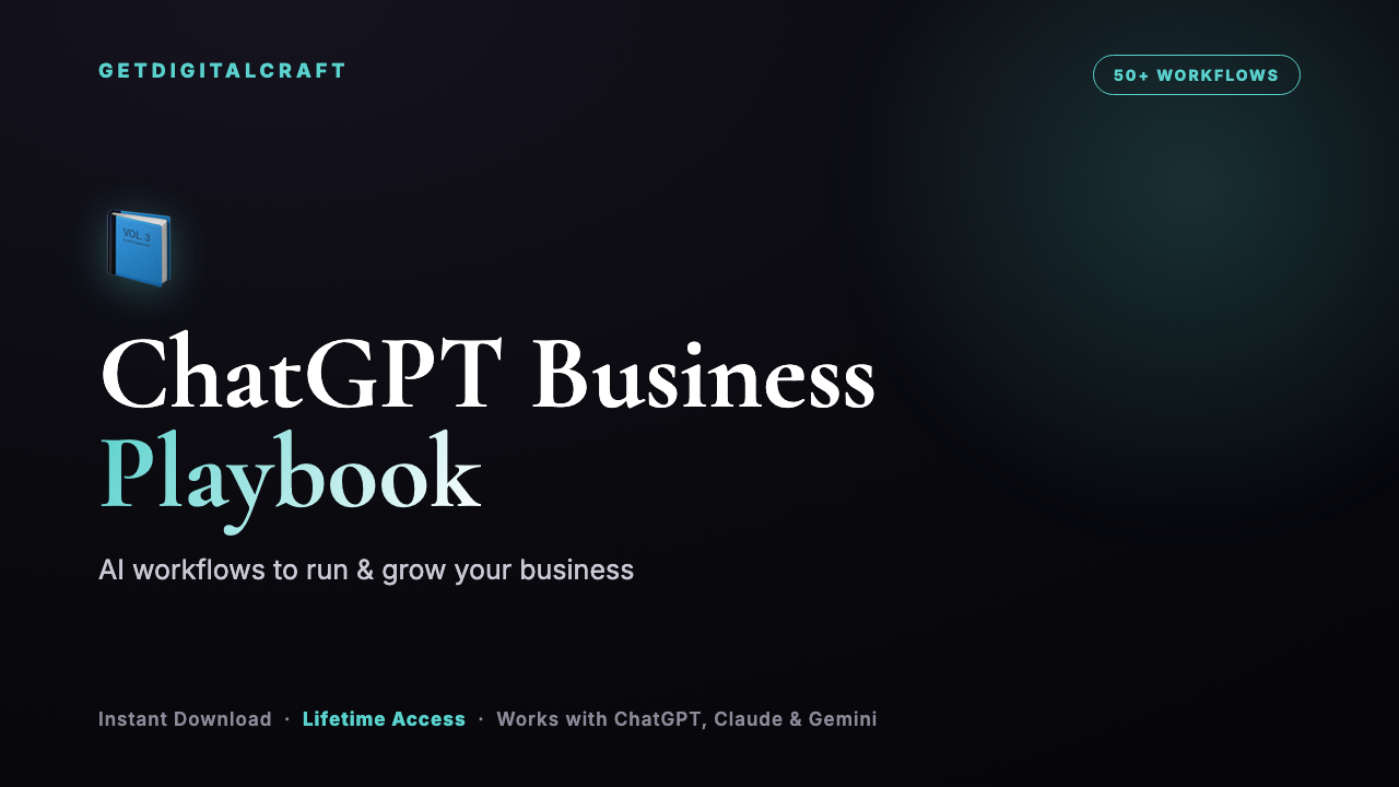 ChatGPT Business Playbook